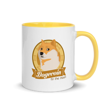 Load image into Gallery viewer, Dogecoin &quot;to the moon&quot; Mug