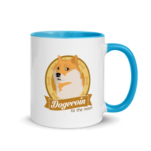 Load image into Gallery viewer, Dogecoin &quot;to the moon&quot; Mug